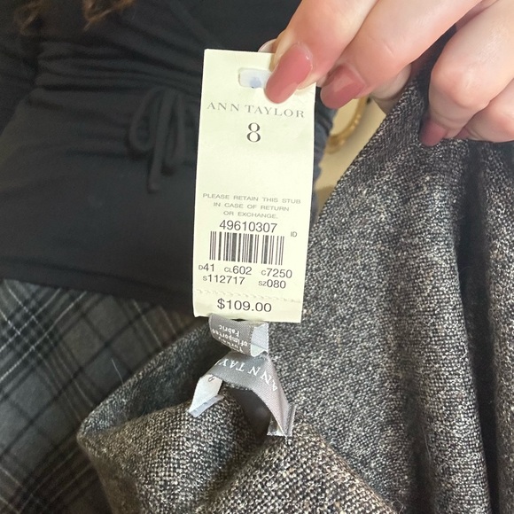 Ann Taylor Charcoal Pencil Skirt - Picture 12 of 13
